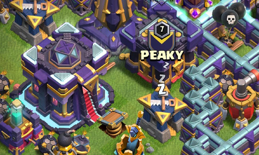 Castelo do clã na vila, com o nome PEAKY